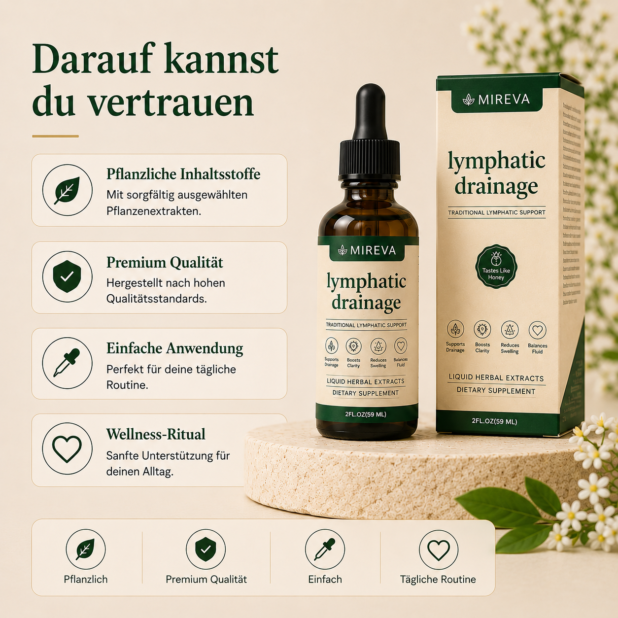 Pflanzliche Tropfen für dein tägliches Leichtigkeits-Ritual
