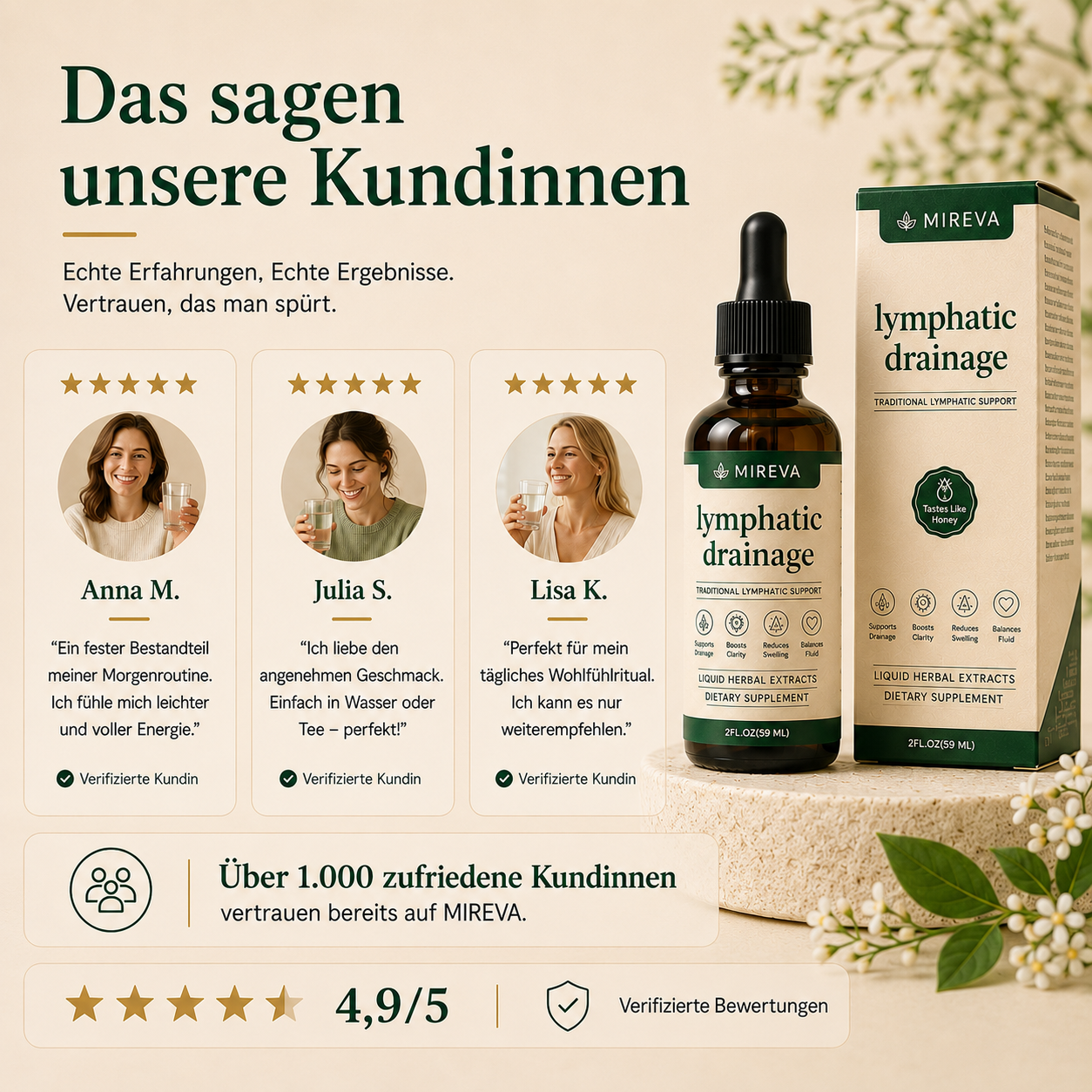 Pflanzliche Tropfen für dein tägliches Leichtigkeits-Ritual